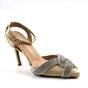 ​Pantofi eleganti , de dama , accesorizati ,  MS19044-BEIGE, Culoare (12): Argintiu, Bej, Marime (12): 39 - - Roveli