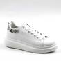 ​Sneakers de dama, cu talpa supradimensionata  8538-WHITE/SNAKE, Culoare (12): Multicolor, Marime (12): 41 - - Roveli