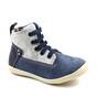 Ghete inalte pentru copii , din piele naturala , captusite  3144-BLEUMARIN/BLEU/11, Culoare (12): Bleumarin, Marime (12): 26 - - Roveli