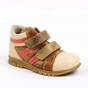 Ghete sport pentru copii , din piele naturala 3237-COGNAC, Culoare (12): Multicolor, Marime (12): 25 - - Roveli