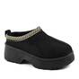 ​Papuci imblaniti de dama , tip UG , cu platforma BK-301-BLACK, Culoare (12): Negru, Marime (12): 40 - - Roveli
