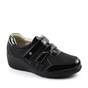 ​Pantofi dama cu platforma , cu model perforat 222-BLACK, Culoare (12): Negru, Marime (12): 41 - - Roveli