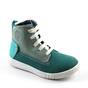 Ghete inalte pentru copii , din piele naturala , captusite  3144-VERDE, Culoare (12): Verde, Marime (12): 27 - - Roveli