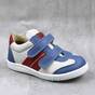 Pantofi sport , pentru copii , din piele naturala  3229-ALB/BLEU/ROSU, Culoare (12): Rosu, Marime (12): 26 - - Roveli