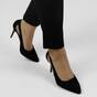 ​Pantofi de dama, negri, stiletto, cu toc inalt si subtire 608-10-Black, Culoare (12): Negru, Marime (12): 37 - - Roveli
