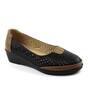 Pantofi comozi de dama , perforati A095-BLACK/KHAKI, Culoare (12): NEGRU/KAKI, Marime (12): 37* - - Roveli