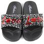 ​Papuci de dama usori si comozi 861-LOVE-BLACK, Culoare (12): Rosu, Marime (12): 36 - - Roveli