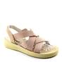 Sandale comode de dama , cu bretele  elastice, incrucisate  SW003-8-PINK, Culoare (12): Roz, Marime (12): 39** - - Roveli