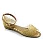 Sandale usoare de dama , cu bareta pe glezna 582-GOLD, Culoare (12): Auriu, Marime (12): 39 - - Roveli