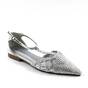 ​Balerini comozi de dama , cu varful ascutit BB-M1531-SILVER, Culoare (12): Argintiu, Marime (12): 37 - - Roveli