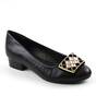 ​Pantofi comozi de dama , cu accesoriu cu pietre 67-BLACK, Culoare (12): Negru, Marime (12): 38* - - Roveli