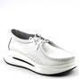 ​Pantofi de dama , cu platforma , din piele naturala  WKS02-WHITE/X, Culoare (12): Alb, Marime (12): 37 - - Roveli