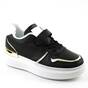 Pantofi sport pentru copii, cu talpa groasa H19-BLACK, Culoare (12): Negru + Gold, Marime (12): 35 - - Roveli