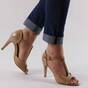 Sandale de dama cu toc inalt bej MS-11-BEIGE, Culoare (12): Bej, Marime (12): 39 - - Roveli