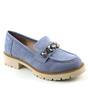 Pantofi de dama , comozi , cu accesoriu din pietre A10503-BLUE, Culoare (12): Bleu, Marime (12): 36 - - Roveli