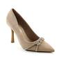 ​Pantofi eleganti de dama , decorati cu pietre GQ01-BEIGE, Culoare (12): Bej, Marime (12): 36 - - Roveli