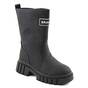 Cizme imblanite pentru fete , impermeabile C40242-2-BLACK, Culoare (12): Negru, Marime (12): 34 - - Roveli