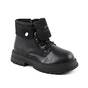 Bocanci copii , imblaniti , cu talpa groasa C31076-BLACK, Culoare (12): Negru, Marime (12): 36 - - Roveli